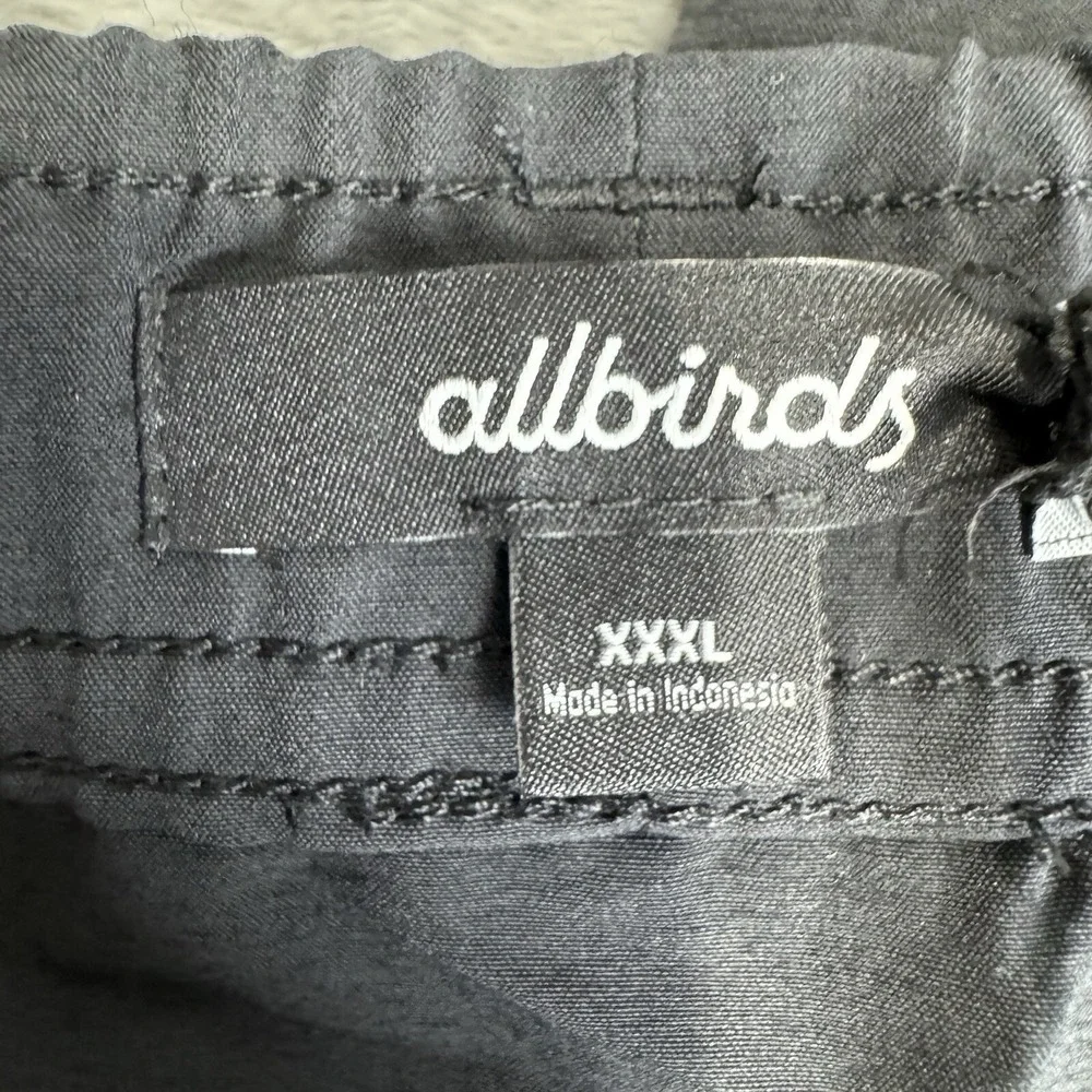 ALLBIRDS‎ Natural Run Shorts Women 3XL XXXL Black Wool Blend Drawstring Athletic